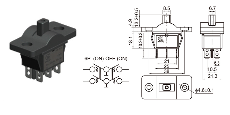 XW-604SB8-3G(三定位三檔雙邊復(fù)位)